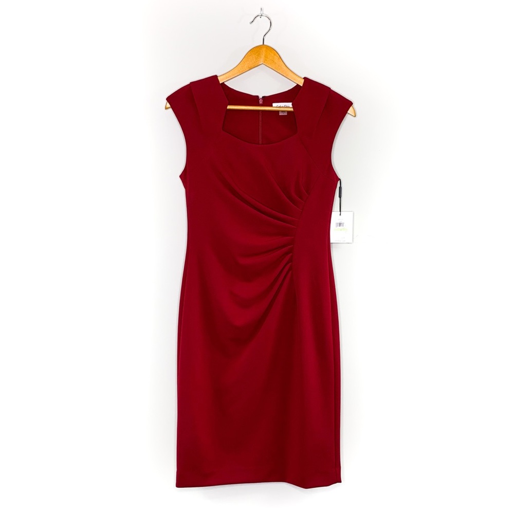 Calvin Klein Starburst Sheath Dress - Size 4 (NWT)